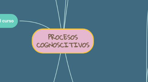 Mind Map: PROCESOS COGNOSCITIVOS