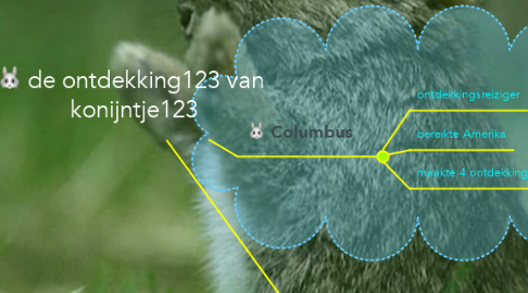 Mind Map: de ontdekking123 van  konijntje123