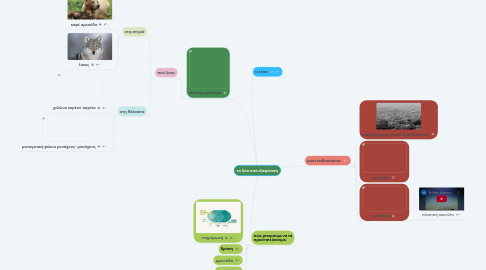 Mind Map: τα ζώα υπό εξαφάνιση