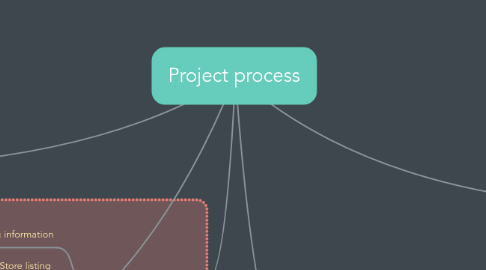 Mind Map: Project process