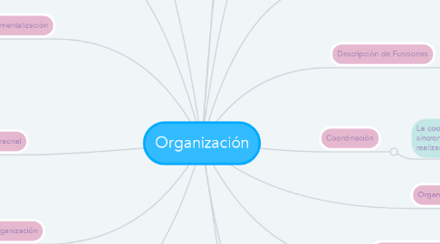 Mind Map: Organización