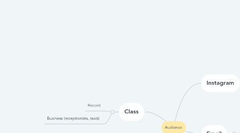 Mind Map: Audience