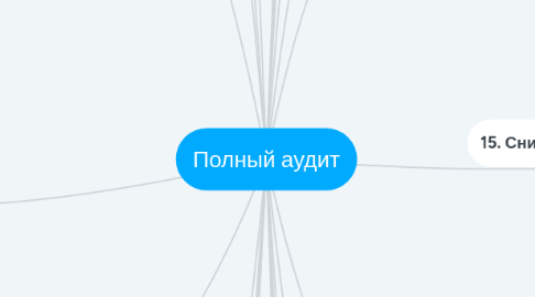 Mind Map: Полный аудит