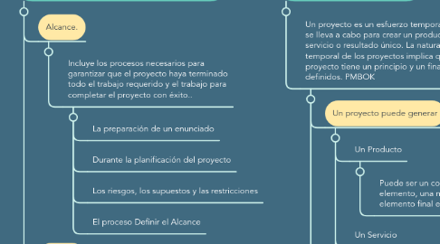 Mind Map: Objetivos y Requerimientos del Proyecto