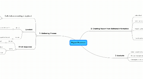 Mind Map: Report Processes