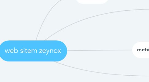 Mind Map: web sitem zeynox