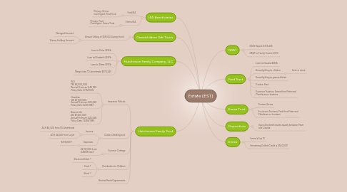 Mind Map: Estate (EST)