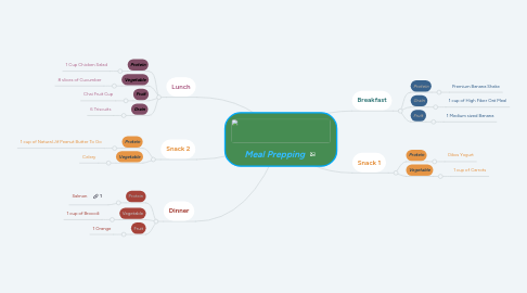 Mind Map: Meal Prepping