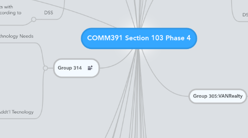 Mind Map: COMM391 Section 103 Phase 4