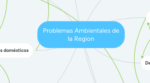 Mind Map: Problemas Ambientales de la Region