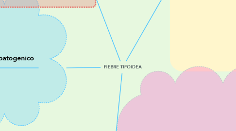 Mind Map: FIEBRE TIFOIDEA