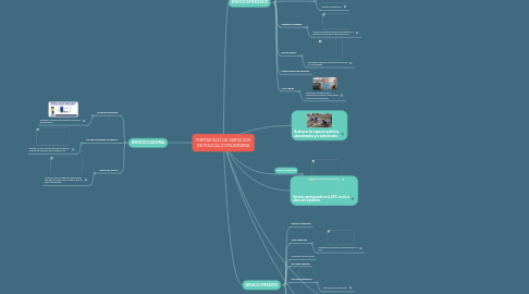 Mind Map: PORTAFOLIO DE SERVICIOS DE POLICÍA COMUNITARIA