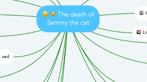 Mind Map: The death of Sammy the cat