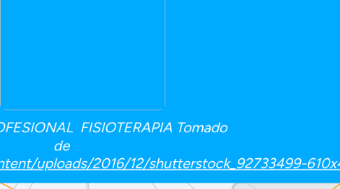 Mind Map: DISCIPLINA PROFESIONAL FISIOTERAPIA Tomado de https://www.registrodemarcasenlinea.com/wp-content/uploads/2016/12/shutterstock_92733499-610x489-610x464.jpg