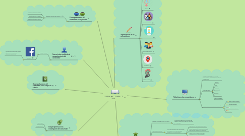Mind Map: COMPRAR, TENER Y SER