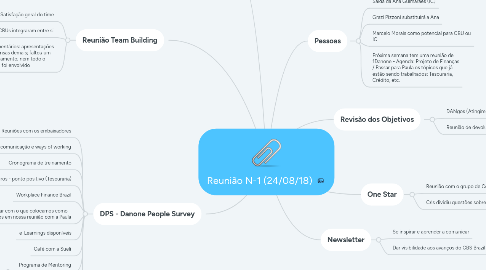 Mind Map: Reunião N-1 (24/08/18)