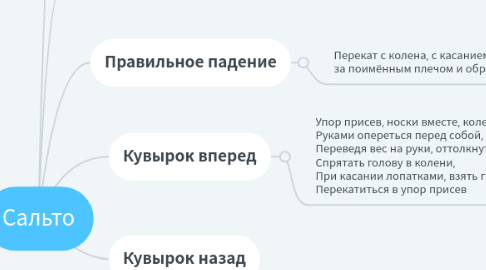 Mind Map: Сальто