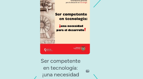 Mind Map: Ser competente en tecnología: ¡una necesidad para el desarrollo!