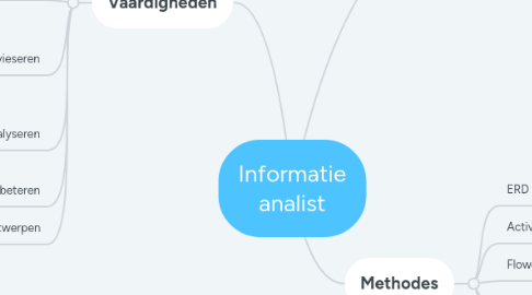 Mind Map: Informatie analist