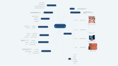 Mind Map: PRONÓSTICO DE LA PRODUCCIÓN