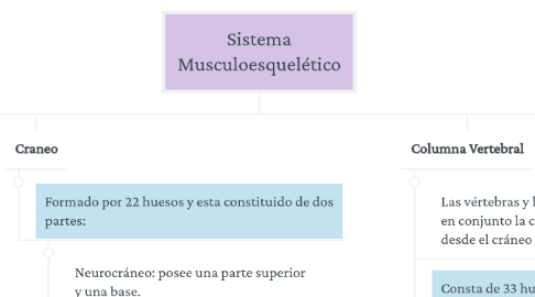 Mind Map: Sistema Musculoesquelético