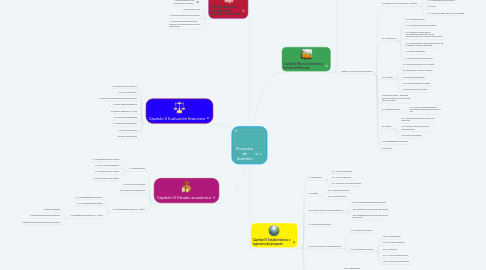 Mind Map: Proyectos de Inversión