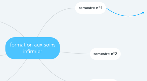 Mind Map: formation aux soins infirmier