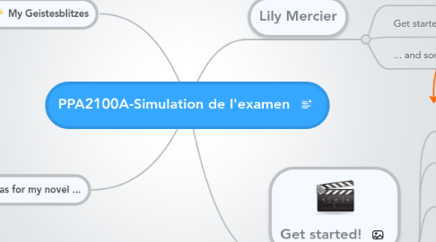 Mind Map: PPA2100A-Simulation de l'examen