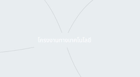 Mind Map: โครงงานทางเทคโนโลยี