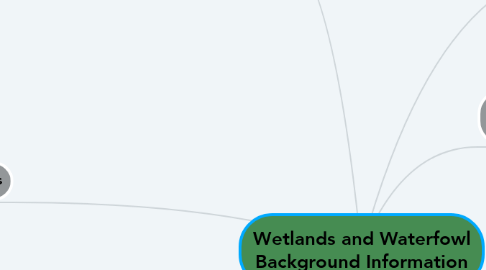 Mind Map: Wetlands and Waterfowl Background Information