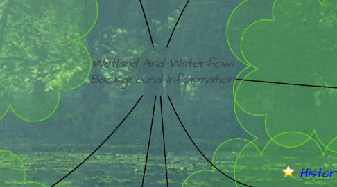 Mind Map: Wetland And Waterfowl Background Information