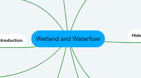 Mind Map: Wetland and Waterfowl