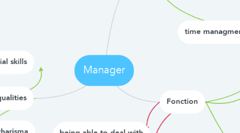 Mind Map: Manager