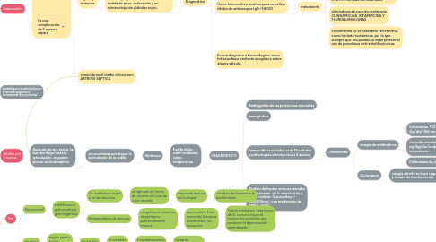 Mind Map: Enfermedades por S. aureus José Albeiro León Henao