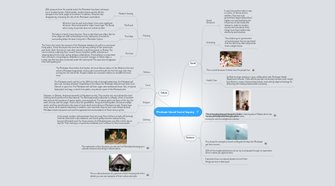 Mind Map: Mentawi Island Social Inquiry