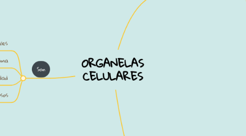 Mind Map: ORGANELAS CELULARES