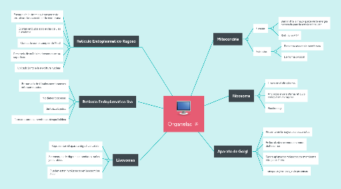 Mind Map: Organelas