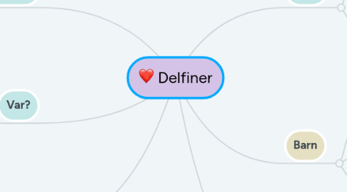 Mind Map: Delfiner