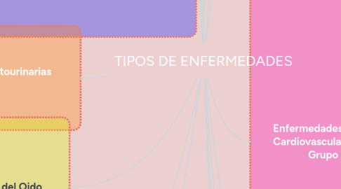 Mind Map: TIPOS DE ENFERMEDADES