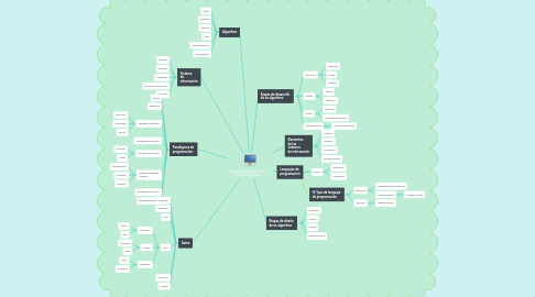 Mind Map: Algoritmo de diagrama de flujo y programas