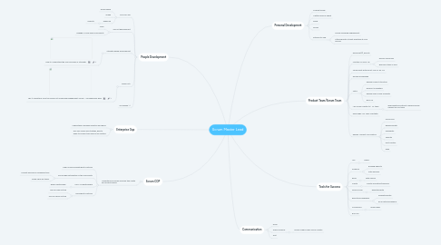 Mind Map: Scrum Master Lead