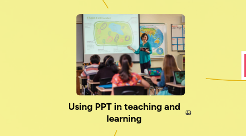 Mind Map: Using PPT in teaching and learning