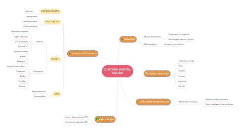 Mind Map: CULTURA DIGITAL SÓLIDA