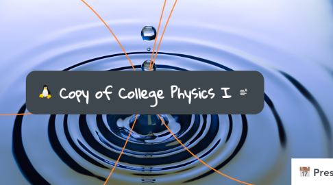 Mind Map: Copy of College Physics I