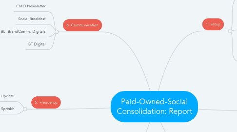 Mind Map: Paid-Owned-Social Consolidation: Report