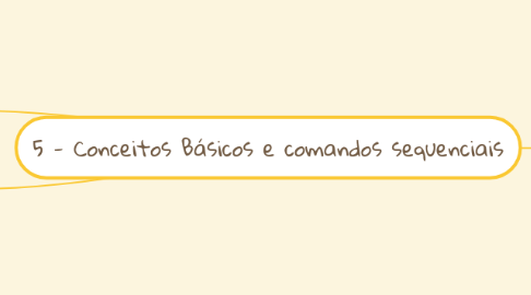 Mind Map: 5 - Conceitos Básicos e comandos sequenciais