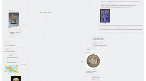 Mind Map: What makes an Empire?