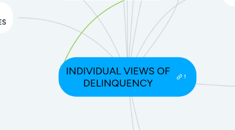 Mind Map: INDIVIDUAL VIEWS OF DELINQUENCY