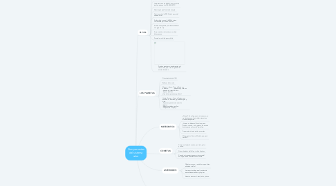 Mind Map: Componentes del sistema solar