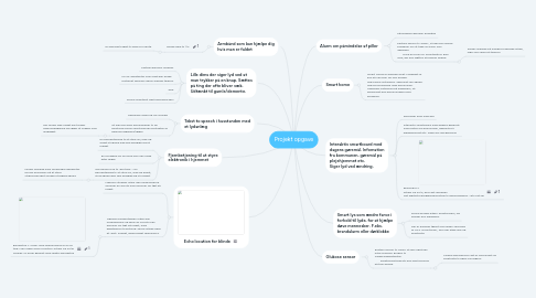 Mind Map: Projekt opgave